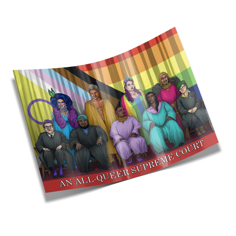 AN ALL-QUEER SUPREME COURT STICKER