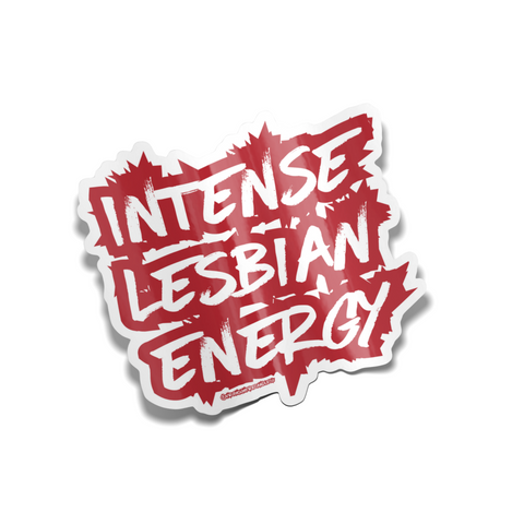 Intense Lesbian Energy Sticker
